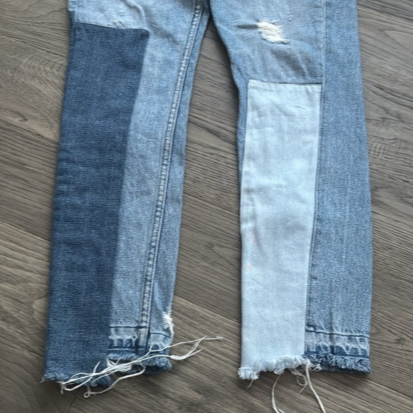 Reformation | Skinny Patch Jeans in Torres Wash Size 26 Light Medium Wash - Picture 5 of 16